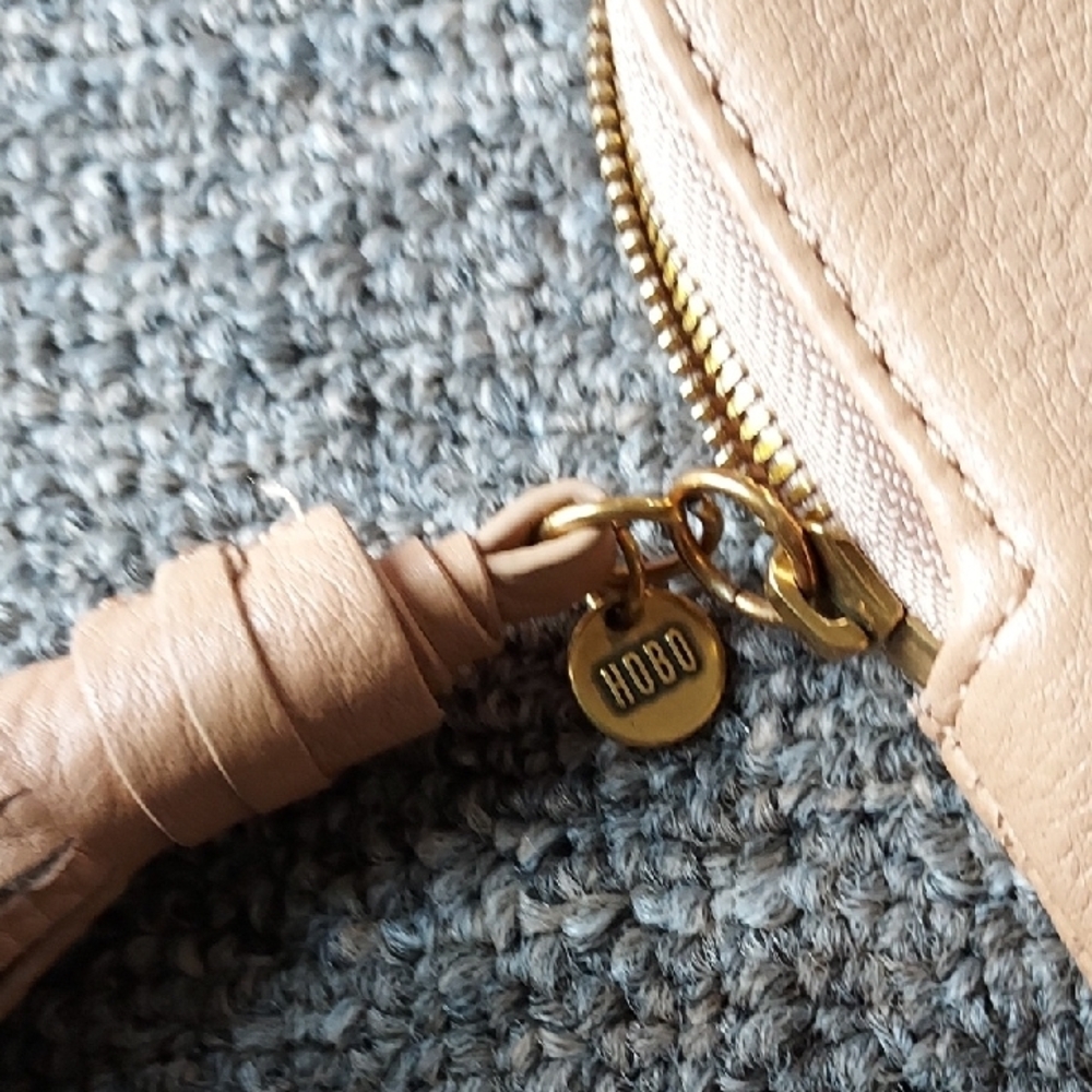 HOBO Nila Tan Crossbody Bag with Tassel Accent - Picture 2 of 5